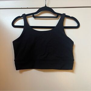 Nike Black Cropped Tank Top